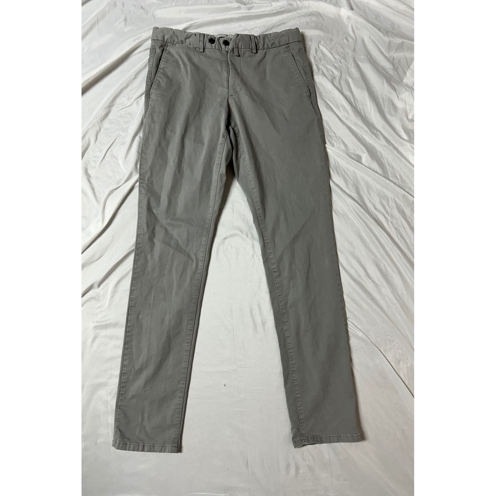 Suitsupply Porto Grey Cotton Stretch Chino Pants Mens Size 48 Slim Fit B1145I